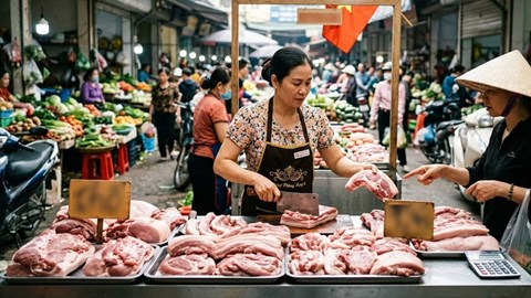 Giá heo hơi hôm nay 12.3: Nhiều địa phương tiếp tục đi ngang