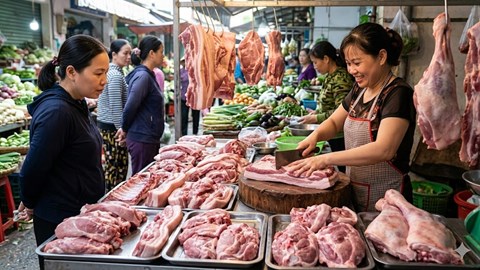 Giá heo hơi hôm nay 19.3: Miền Nam bứt phá, TP.HCM chạm đỉnh 67.000 đồng/kg