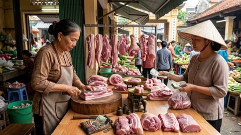 Giá heo hơi hôm nay 2.4: Đồng loạt đi xuống, mất mốc cao