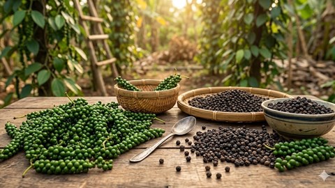 Giá hồ tiêu hôm nay 14.4: Tây Nguyên bật tăng, thị trường khởi sắc