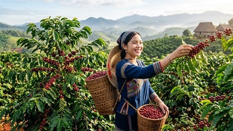 Giá cà phê hôm nay 23.4: Tây Nguyên giảm theo thị trường thế giới