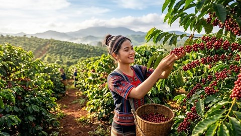 Giá cà phê hôm nay 24.4: Tây Nguyên bật tăng sau phiên giảm