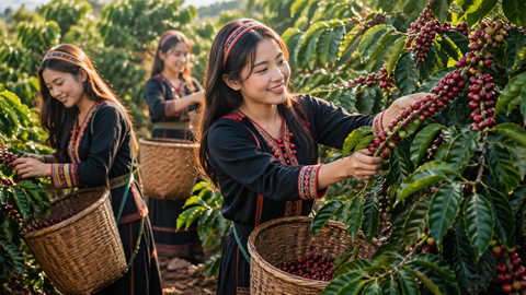 Giá cà phê hôm nay 25.4: Bật tăng 1.500 đồng/kg, thị trường bứt phá