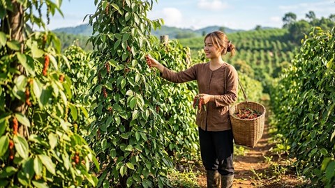 Giá hồ tiêu hôm nay 27.4: Neo cao, thị trường lặng sóng