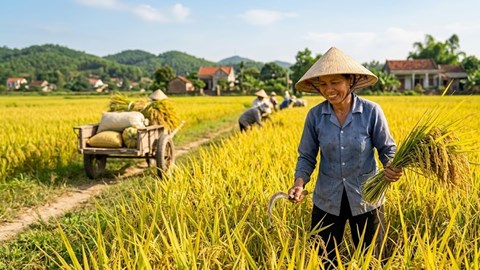 Giá lúa gạo hôm nay 8.5: Gạo nguyên liệu tiếp tục tăng giá