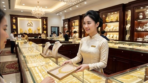 Giá vàng hôm nay 14.5: Trong nước đứng yên, quốc tế biến động mạnh