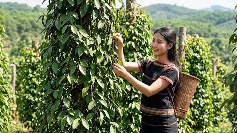 Giá hồ tiêu hôm nay 17.5: Nội địa ổn định, quốc tế neo cao