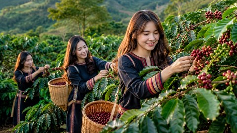 Giá cà phê hôm nay 24.5: Bật tăng mạnh, áp sát 88.100 đồng/kg