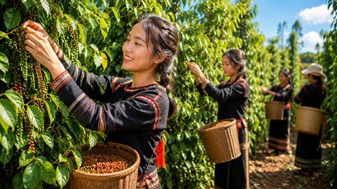 Giá hồ tiêu hôm nay 26.5: Nhiều vùng giảm mạnh