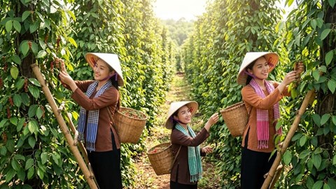 Giá hồ tiêu hôm nay 28.5 đi ngang, thị trường chờ cú hích xuất khẩu mới