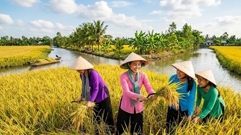 Giá lúa gạo hôm nay 28.5: Lúa thơm giữ giá, gạo phổ thông chịu áp lực giảm