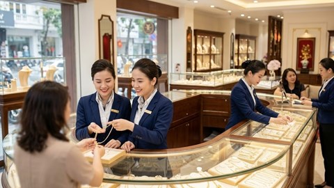 Giá vàng hôm nay 3.6: Vàng SJC đồng loạt đi xuống, áp lực bán quay trở lại