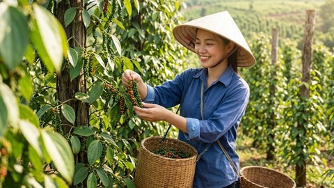 Giá hồ tiêu hôm nay 5.6: Đồng loạt tăng 1.000 đồng/kg trên cả nước