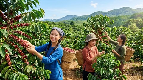Giá cà phê hôm nay 11.6: giảm mạnh, Tây Nguyên mất thêm 700-800 đồng/kg