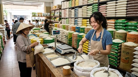 Giá lúa gạo hôm nay 13.6: Gạo nguyên liệu giảm nhẹ, lúa tươi vẫn đi ngang