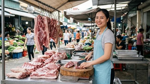 Giá heo hơi hôm nay 14.6: Thị trường phân hóa mạnh giữa ba miền