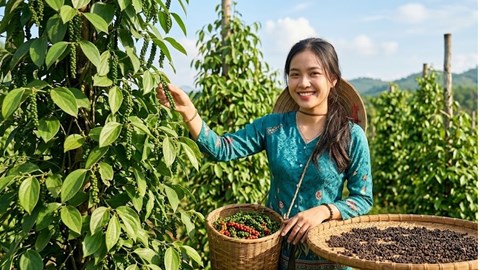 Giá hồ tiêu hôm nay 19.7.2026: Đi ngang, cao nhất 140.500 đồng/kg