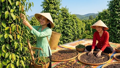 Giá hồ tiêu hôm nay 28.7.2026: Nhiều vùng tăng 500 đồng/kg