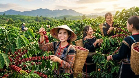 Giá cà phê hôm nay 29.7.2026 tăng tiếp, cao nhất 96.600 đồng/kg