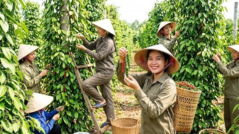 Giá hồ tiêu hôm nay 29.7.2026: Nhiều vùng tăng 1.000 đồng/kg