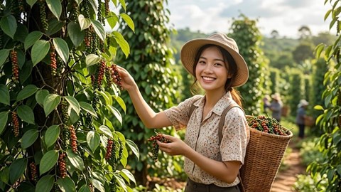 Giá hồ tiêu hôm nay 30.7.2026: Thị trường giữ vững mặt bằng cao
