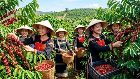 Giá cà phê hôm nay 1.8.2026: Nội địa đi ngang, thế giới tăng