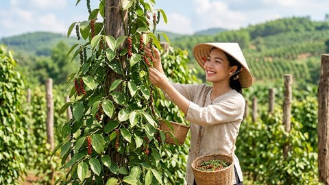 Giá hồ tiêu hôm nay 2.8.2026: Đồng loạt giảm 1.000 đồng/kg