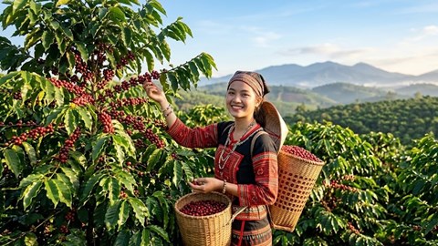 Giá cà phê hôm nay 5.8.2026 giảm nhẹ, cao nhất 96.500 đồng/kg