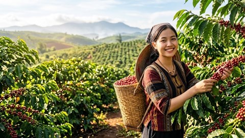 Giá cà phê hôm nay 6.8.2026 tăng mạnh, cao nhất 98.300 đồng/kg