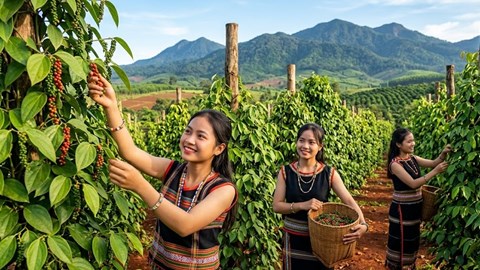 Giá hồ tiêu hôm nay 12.8 quay đầu giảm, thị trường mất nhịp hồi phục