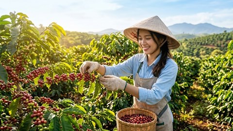 Giá cà phê hôm nay 14.8: Trong nước đồng loạt giảm, thế giới trái chiều