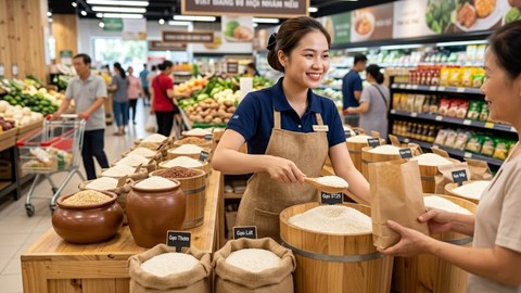 Giá lúa gạo hôm nay 15.8.2026: CL 555 tiến sát 10.000 đồng/kg