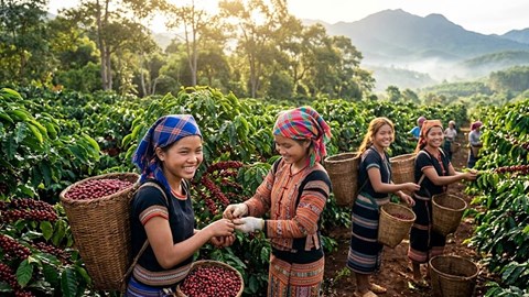 Giá cà phê hôm nay 20.8.2026 tăng mạnh, cao nhất 98.500 đồng/kg