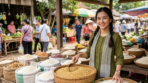 Giá lúa gạo hôm nay 23.8.2026: Lúa đi ngang, gạo nguyên liệu giảm