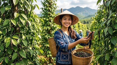 Giá tiêu hôm nay 9.9 tăng mạnh ở tất cả vùng trọng điểm