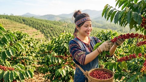 Giá cà phê hôm nay 16.9.2026 đồng loạt tăng 200 đồng/kg