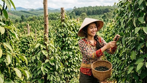 Giá hồ tiêu hôm nay 13.10.2026: Nhiều nơi tăng tới 1.000 đồng/kg