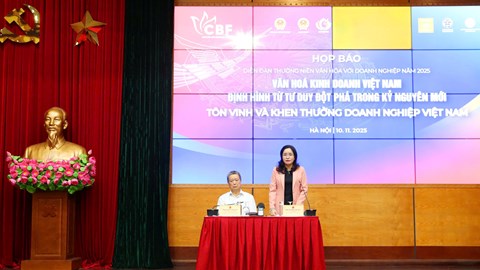 Sẽ công bố Bộ Giá trị Văn hoá kinh doanh Việt Nam