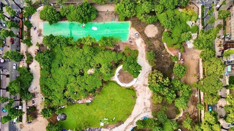 TP.HCM: Hoàn thành sớm cải tạo cảnh quan khu đất Nhà thi đấu Phan Đình Phùng