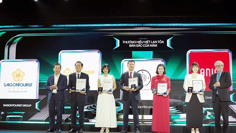 Saigontourist Group được vinh danh “Thương hiệu Việt lan tỏa bản sắc của năm” 