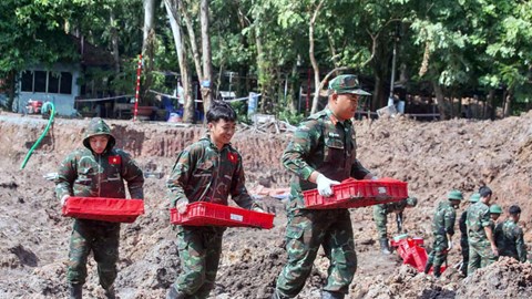Quy tập thêm hơn 100 bộ hài cốt liệt sĩ tại Công viên Lê Thị Riêng