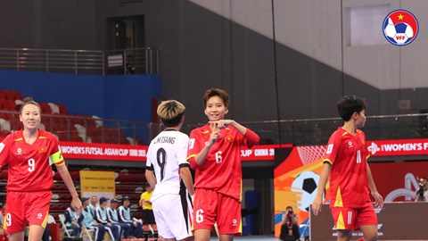 Đội tuyển Futsal nữ Việt Nam thắng trận đầu tại vòng loại World Cup 2025