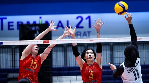 Đội tuyển bóng chuyền nữ Việt Nam lần đầu vươn lên hạng 22 thế giới