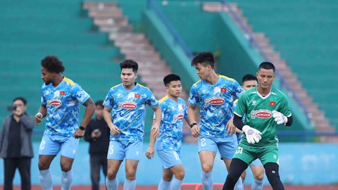 Đội tuyển Việt Nam tập trung cao độ trước chuyến làm khách trên sân của Lào