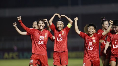 Vào tứ kết giải châu Á, CLB nữ TP.HCM được VFF thưởng 300 triệu đồng