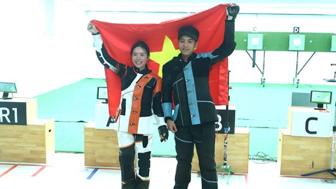 Bắn súng Việt Nam giành HCV đầu tiên tại SEA Games 33