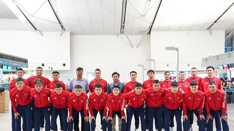 Futsal nam Việt Nam lên đường tham dự SEA Games 33