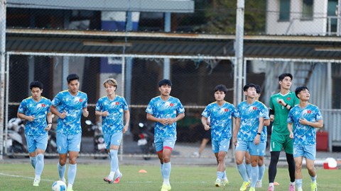 U22 Việt Nam tập trung cao độ trước trận chung kết với U22 Thái Lan