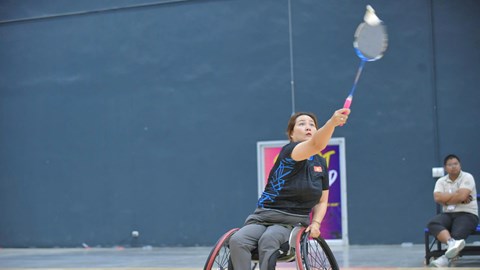 Các VĐV Việt Nam tích cực tập luyện chuẩn bị cho  ASEAN Para Games 13