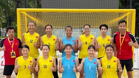 Bóng ném Việt Nam vào chung kết Đại hội Thể thao bãi biển châu Á